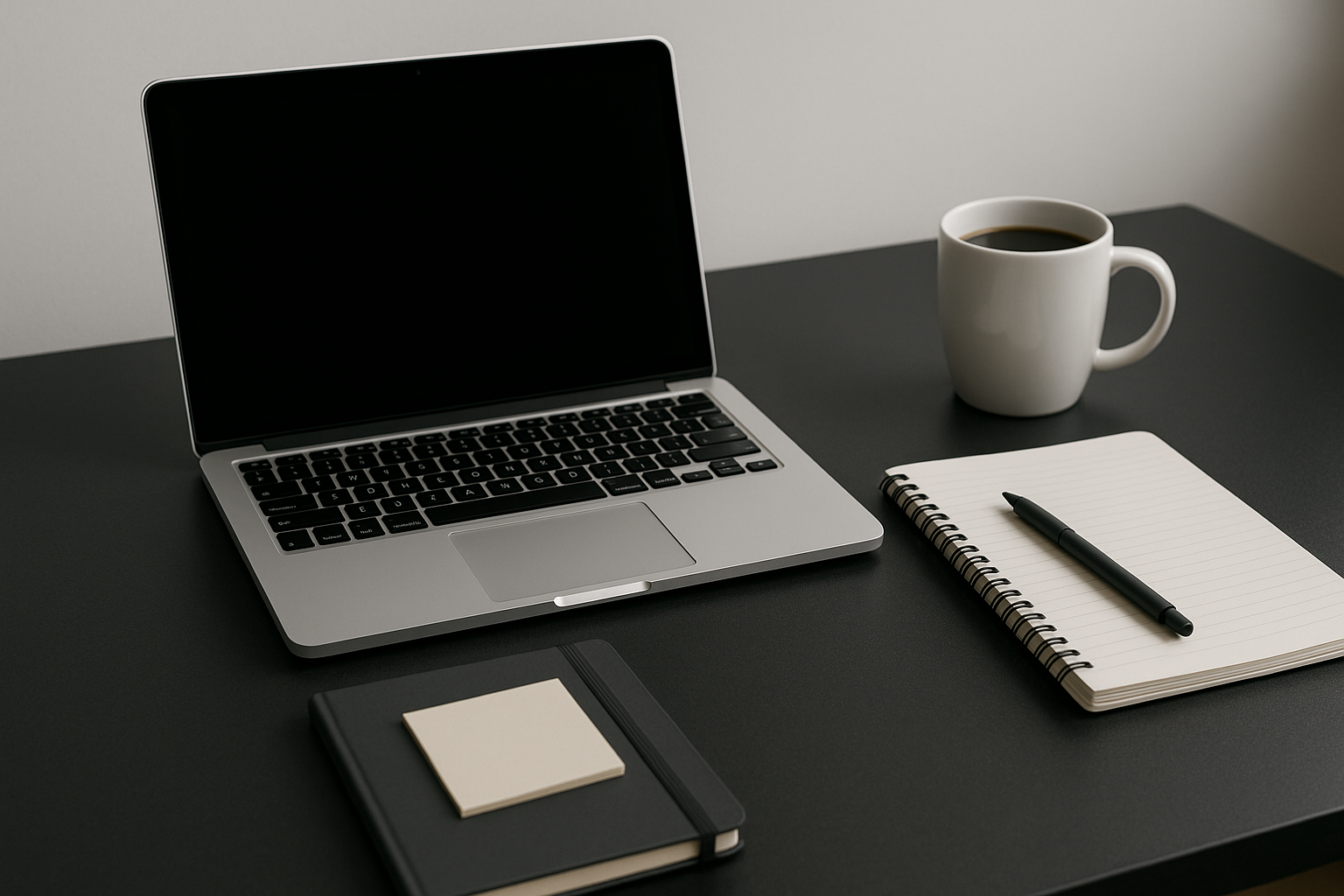 Professional workspace for startup founders focusing on productivity.
